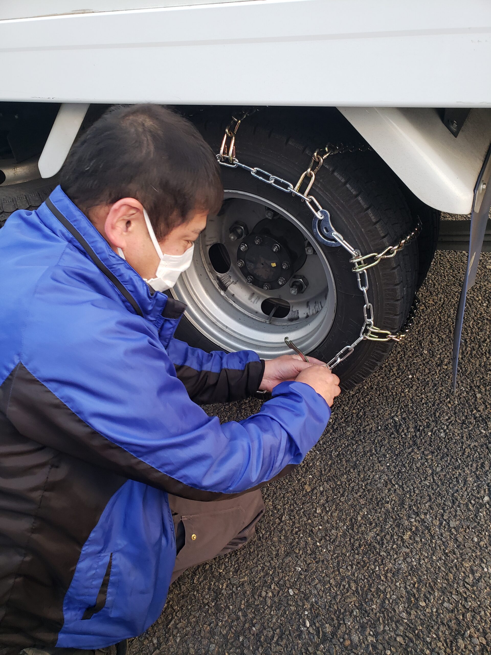 タイヤチェーン講習